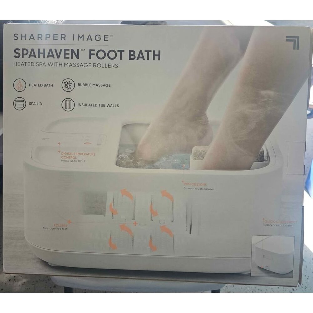 Sharper Image- Spahaven Heated Foot Bath – BRAND NEW - NEVER OPENED - NEVER USED - Picture 4 of 4